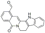 5,7,8,13-Tetrahydro-5-oxobenz[g]indolo[2,3-a]quinolizine-1-carbaldehyde Struktur