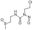 N'-(2-chloroethyl)-N-(2-(methylsulfinyl)ethyl)-N'-nitrosourea Struktur