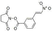 N-succinimidyl-3-(2-nitrovinyl)benzoate Struktur