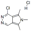 1-CHLORO-5,6,7-TRIMETHYL-6H-PYRROLO[3,4-D]PYRIDAZINE HYDROCHLORIDE Struktur