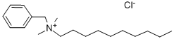 BENZYLDECYLDIMETHYLAMMONIUM CHLORIDE Struktur