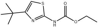 Carbamic  acid,  [4-(1,1-dimethylethyl)-2-thiazolyl]-,  ethyl  ester  (9CI) Struktur