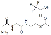 N-glycylglycyl-S-acetylcysteamine trifluoroacetate Struktur