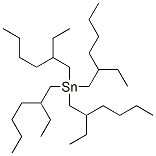 Tin, tetrakis(2-ethylhexyl)- Struktur