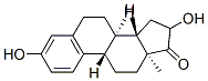 (8R,9S,13S,14S)-3,16-dihydroxy-13-methyl-7,8,9,11,12,14,15,16 octahydro-6H-cyclopenta[a]phenanthren-17-one Struktur