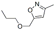 Isoxazole, 3-methyl-5-(propoxymethyl)- (9CI) Struktur