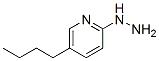 2-hydrazino-5-n-butylpyridine Struktur