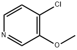 4-Chloro-3-methoxypyridine Struktur