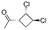 Ethanone, 1-(2,3-dichlorocyclobutyl)-, (1alpha,2alpha,3beta)- (9CI) Struktur