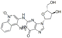 3-(deoxyguanosin-N2-yl)-4-aminoquinoline 1-oxide Struktur