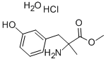 ALPHA-METHYL-DL-M-TYROSINE METHYL ESTER HYDROCHLORIDE: MONOHYDRATE Struktur