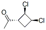 Ethanone, 1-(2,3-dichlorocyclobutyl)-, (1alpha,2beta,3beta)- (9CI) Struktur