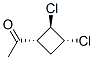 Ethanone, 1-(2,3-dichlorocyclobutyl)-, (1alpha,2beta,3alpha)- (9CI) Struktur