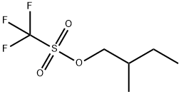 Methanesulfonic acid, trifluoro-, 2-Methylbutyl ester Struktur