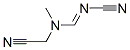 Methanimidamide, N-cyano-N-(cyanomethyl)-N-methyl- (9CI) Struktur