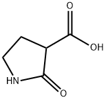 2-oxopyrrolidine-3-carboxylic acid Struktur