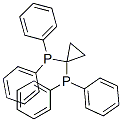 Cyclopropylidenebis(diphenylphosphine) Struktur