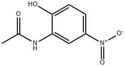 N-(2-hydroxy-5-nitrophenyl)acetamide Struktur