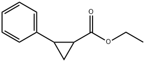 2-PHENYL-CYCLOPROPANECARBOXYLIC ACID ETHYL ESTER Struktur