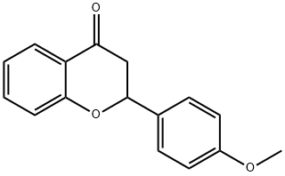 4'-METHOXYFLAVANONE Struktur