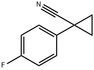 1-(4-FLUORO-PHENYL)-CYCLOPROPANECARBONITRILE Struktur