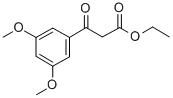 3-(3,5-DIMETHOXY-PHENYL)-3-OXO-PROPIONIC ACID ETHYL ESTER Struktur