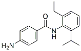 4-amino-N-(2-ethyl-6-propan-2-yl-phenyl)benzamide Struktur