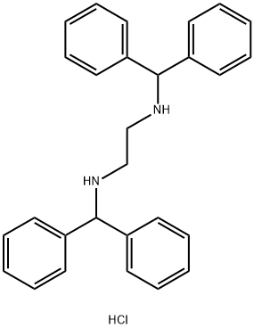 1,2-EthanediaMine, N,N'-bis(diphenylMethyl)-, dihydrochloride Struktur