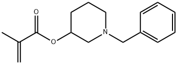 1-benzyl-3-piperidyl methacrylate Struktur