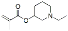 1-ethyl-3-piperidinyl methacrylate Struktur