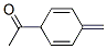 Ethanone, 1-(4-methylene-2,5-cyclohexadien-1-yl)- (9CI) Struktur