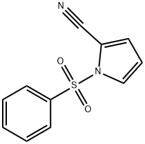 1-(PHENYLSULFONYL)-2-PYRROLECARBONITRILE Struktur