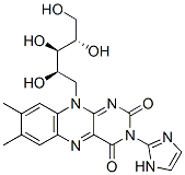 8 alpha-N-imidazolylriboflavin Struktur