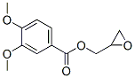 oxiranylmethyl veratrate Struktur