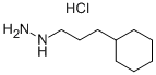 1-(3-cyclohexylpropyl)hydrazine hydrochloride Struktur