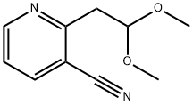 2-(2,2-diMethoxyethyl)nicotinonitrile Struktur