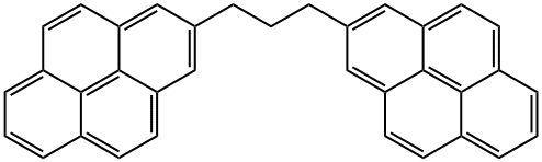 1,3-di-(2-pyrenyl)propane Struktur