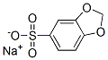 sodium 1,3-benzodioxole-5-sulphonate Struktur