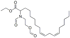 2-[formyl[2-(formyloxy)ethyl]amino]ethyl (9Z,12Z)-octadeca-9,12-dienoate Struktur