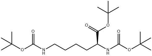 NA, NE-BIS-BOC-L-LYSINE TERT-BUTYL ESTER Struktur