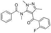 N-[4-(2-fluorobenzoyl)-1,3-dimethyl-1H-pyrazol-5-yl]-N-methylbenzamide Struktur