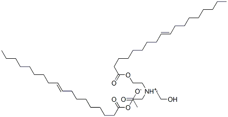 (2-hydroxyethyl)bis[2-(octadec-9-enoyloxy)ethyl]ammonium acetate Struktur