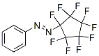 Diazene, (1,2,2,3,3,4,4,5,5-nonafluorocyclopentyl)phenyl- Struktur