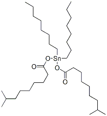 bis(tert-decanoyloxy)dioctylstannane Struktur