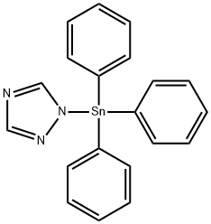 1-(Triphenylstannyl)-1H-1,2,4-triazole Struktur