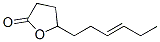 (E)-5-(3-hexenyl)dihydrofuran-2(3H)-one Struktur