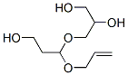 3-[1-[(allyloxy)-2-hydroxymethyl]ethoxy]propane-1,2-diol Struktur