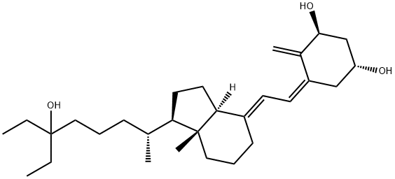 1,25-dihydroxy-26,27-dimethylcholecalciferol Struktur