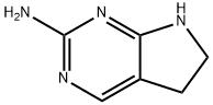 1H-Pyrrolo[2,3-d]pyrimidin-2-amine, 5,6-dihydro- (9CI) Struktur