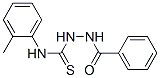 1-benzoyl-4-(2-tolyl)thiosemicarbazide Struktur